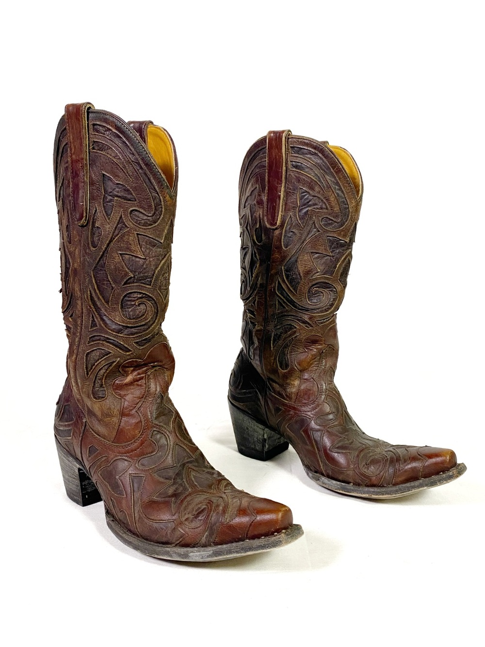 Old Gringo Leather Inlay Western Cowgirl Boots
